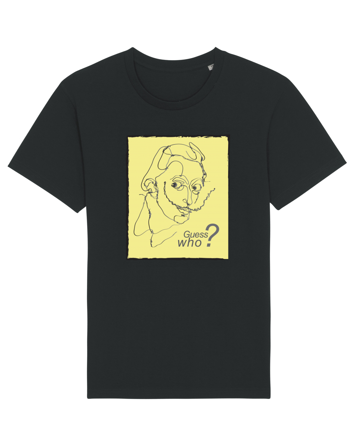 Tricou mânecă scurtă Unisex Rocker Black