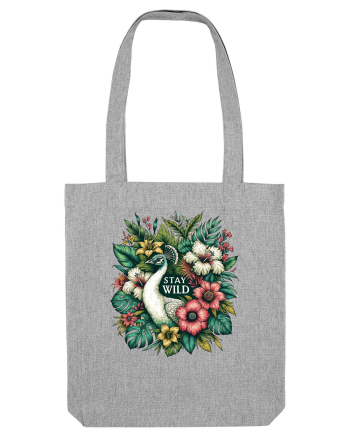 Paun - flori exotice - stay wild Heather Grey