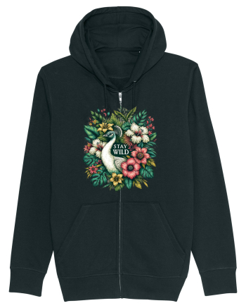 Paun - flori exotice - stay wild Black