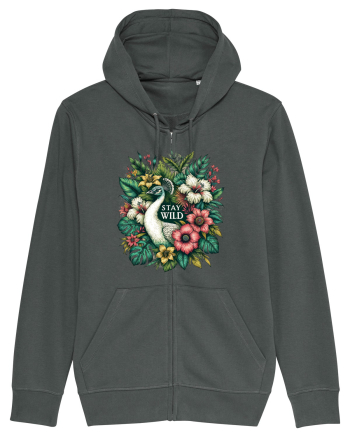 Paun - flori exotice - stay wild Anthracite