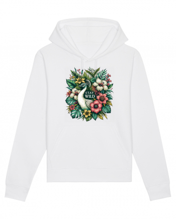 Paun - flori exotice - stay wild White