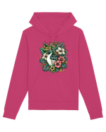 Paun - flori exotice - stay wild Hanorac Unisex Drummer