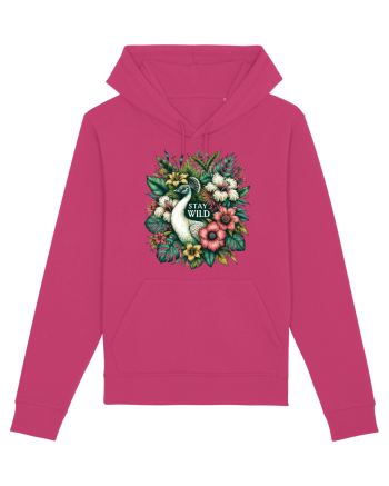 Paun - flori exotice - stay wild Raspberry