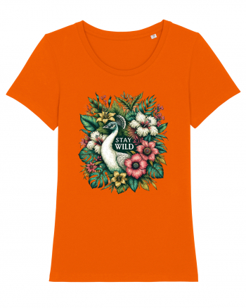 Paun - flori exotice - stay wild Bright Orange