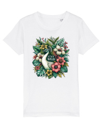 Paun - flori exotice - stay wild Tricou mânecă scurtă  Copii Mini Creator
