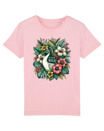 Paun - flori exotice - stay wild Cotton Pink