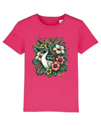 Paun - flori exotice - stay wild Raspberry