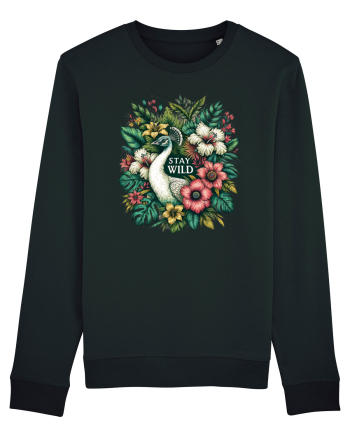 Paun - flori exotice - stay wild Black