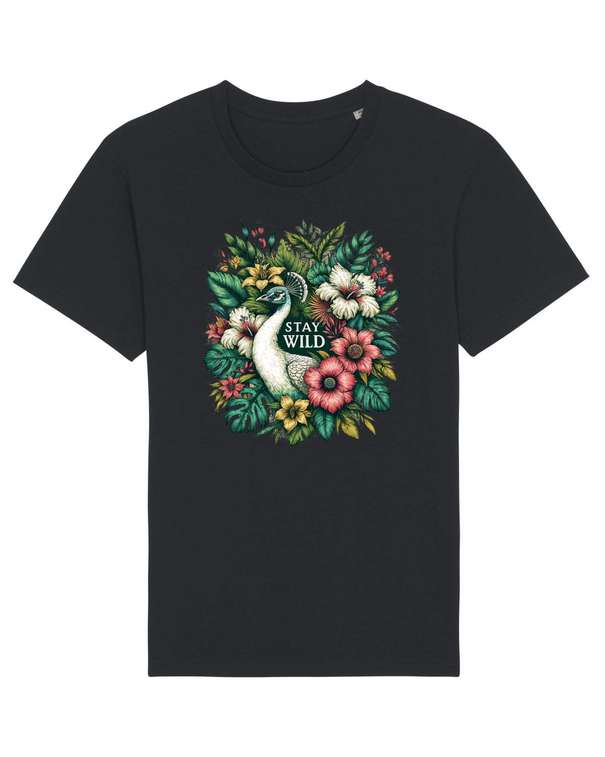 Tricou mânecă scurtă Unisex Rocker Black