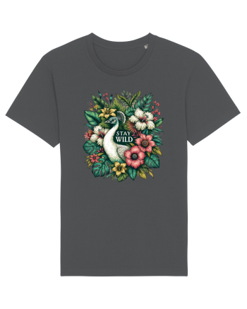 Paun - flori exotice - stay wild Anthracite