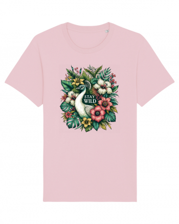 Paun - flori exotice - stay wild Cotton Pink