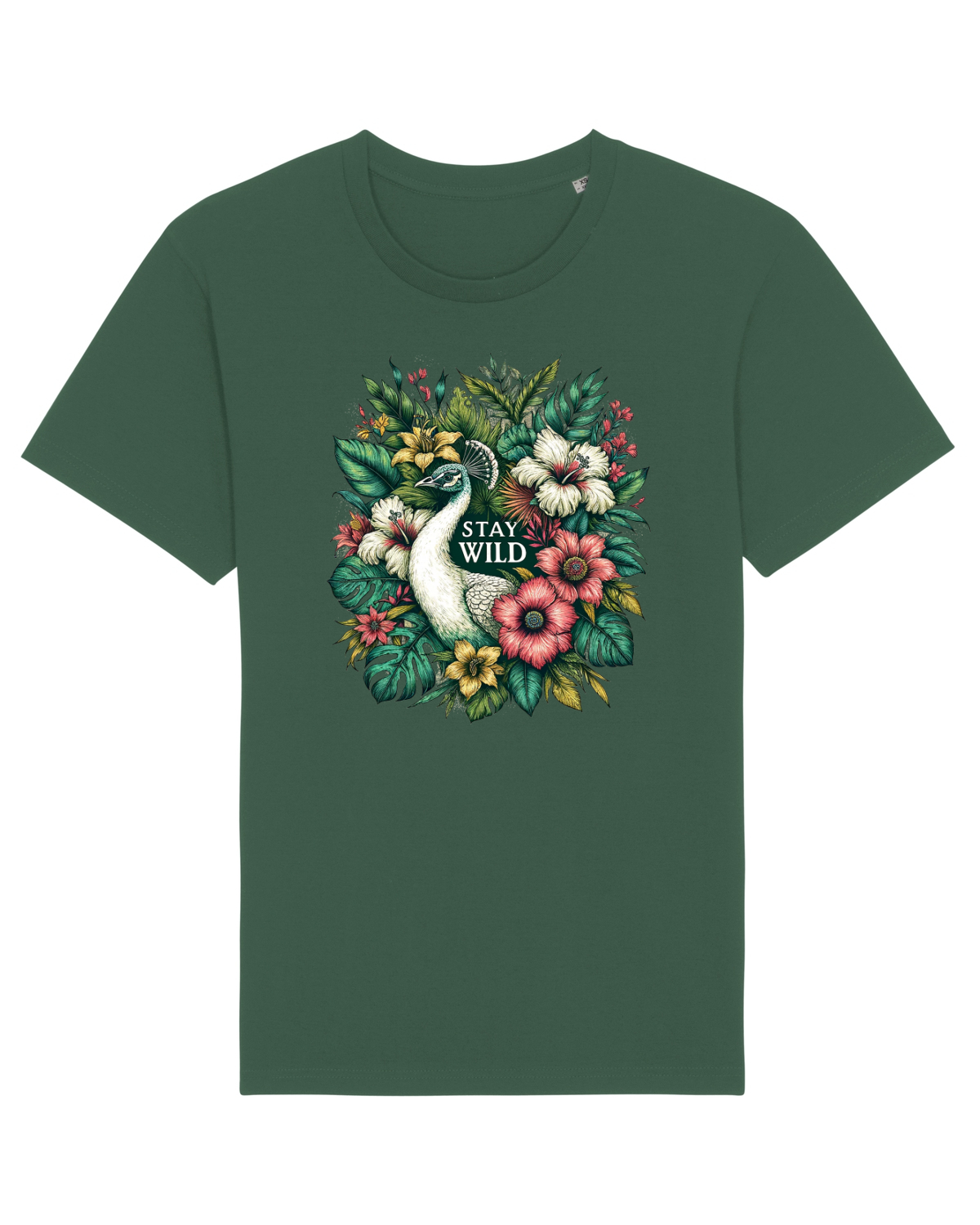 Tricou mânecă scurtă Unisex Rocker Bottle Green