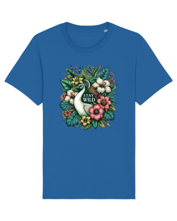 Paun - flori exotice - stay wild Royal Blue