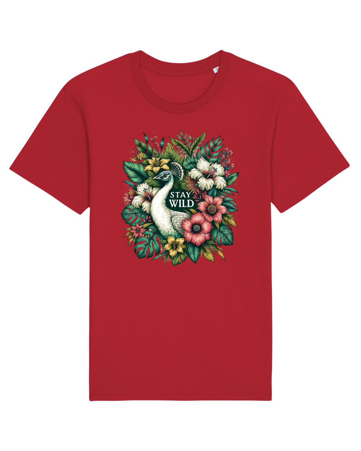 Tricou mânecă scurtă Unisex Rocker Red