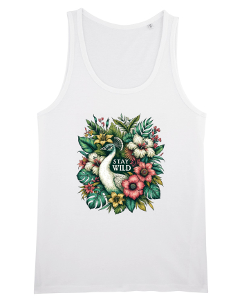 Paun - flori exotice - stay wild White