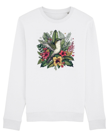 Colibri - flori exotice - 4 White
