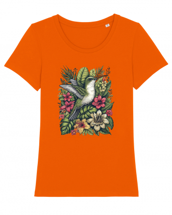 Colibri - flori exotice - 3 Bright Orange