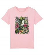 Colibri - flori exotice - 3 Tricou mânecă scurtă  Copii Mini Creator