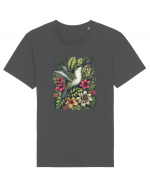 Colibri - flori exotice - 3 Tricou mânecă scurtă Unisex Rocker