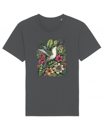 Colibri - flori exotice - 3 Anthracite