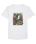Colibri - flori exotice - 3 Tricou mânecă scurtă guler larg Bărbat Skater