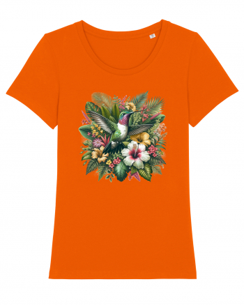 Colibri - flori exotice - 2 Bright Orange