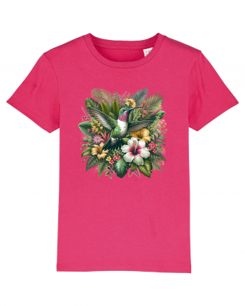 Colibri - flori exotice - 2 Raspberry