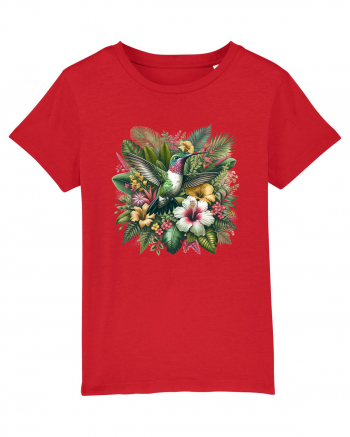 Colibri - flori exotice - 2 Red