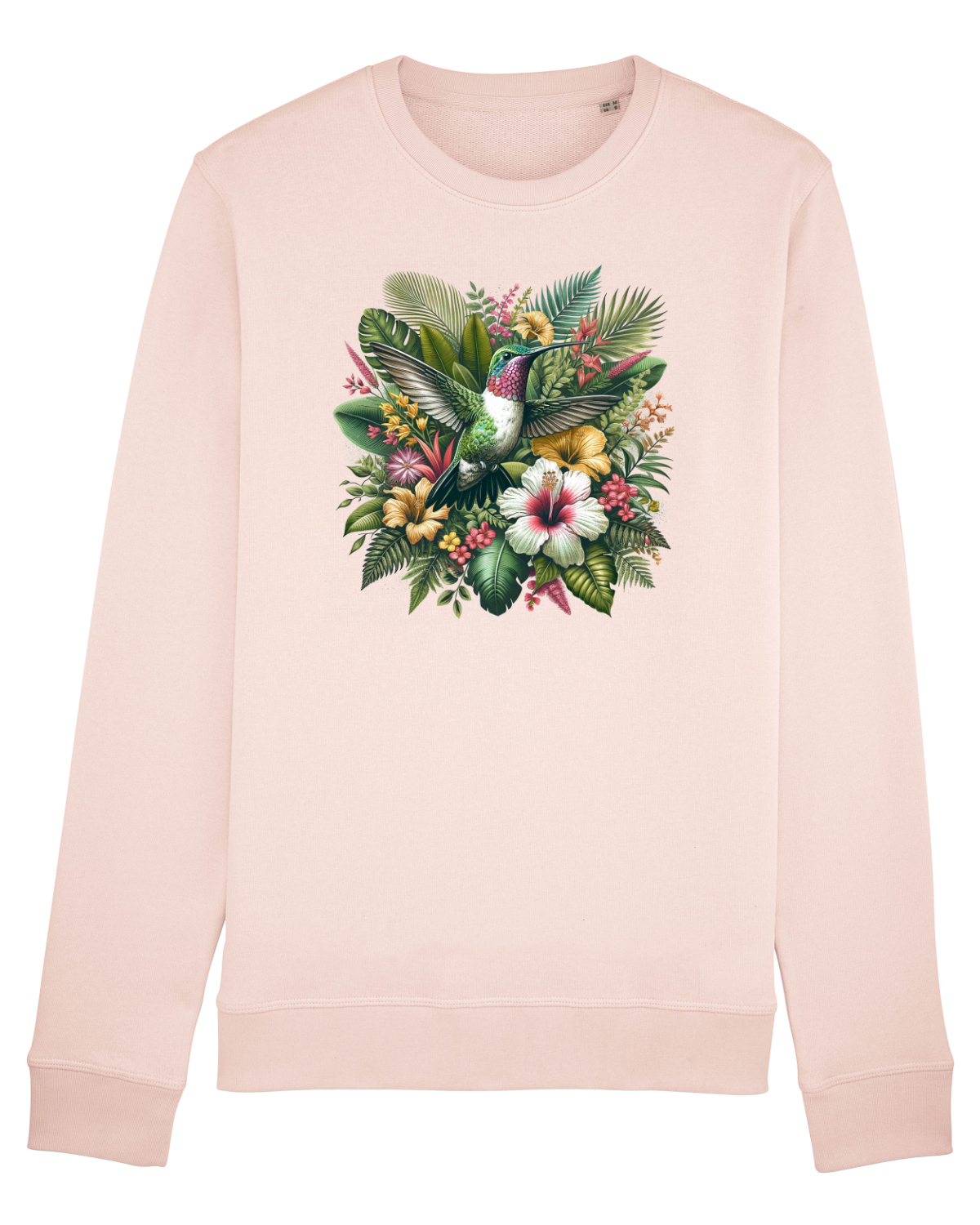 Bluză mânecă lungă Unisex Rise Candy Pink