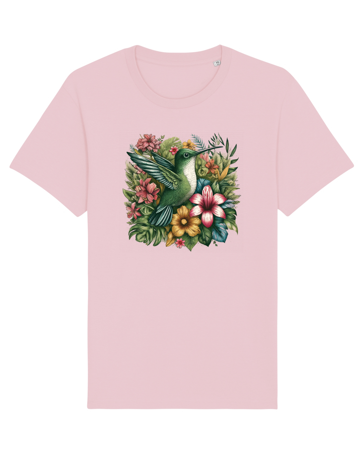 Tricou mânecă scurtă Unisex Rocker Cotton Pink