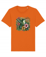 Colibri - flori exotice - 1 Tricou mânecă scurtă Unisex Rocker