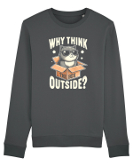 Outside the box - pisica cool Bluză mânecă lungă Unisex Rise