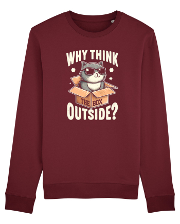 Outside the box - pisica cool Burgundy