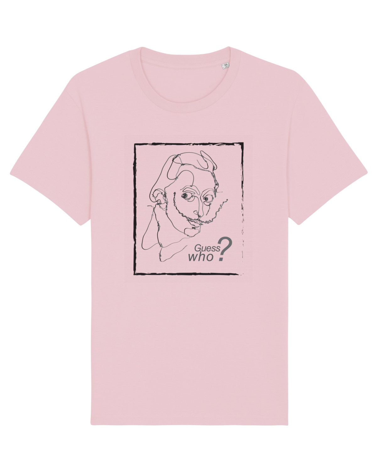 Tricou mânecă scurtă Unisex Rocker Cotton Pink