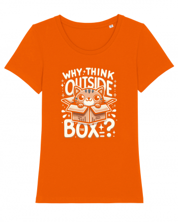 Outside the box - pisica cool 2 Bright Orange