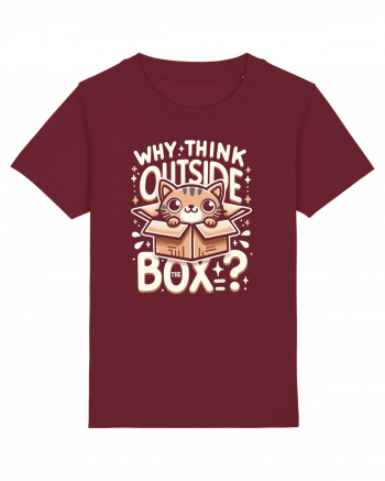 Outside the box - pisica cool 2 Burgundy