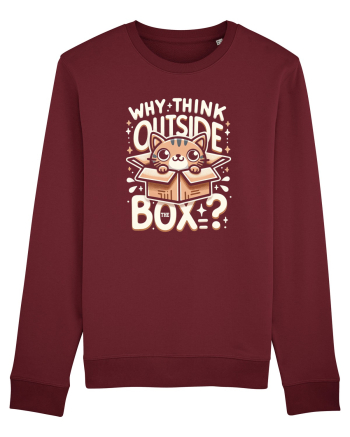 Outside the box - pisica cool 2 Burgundy