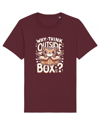 Outside the box - pisica cool 2 Burgundy