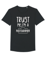 Crede-mă, sunt Fotograf! Tricou mânecă scurtă guler larg Bărbat Skater