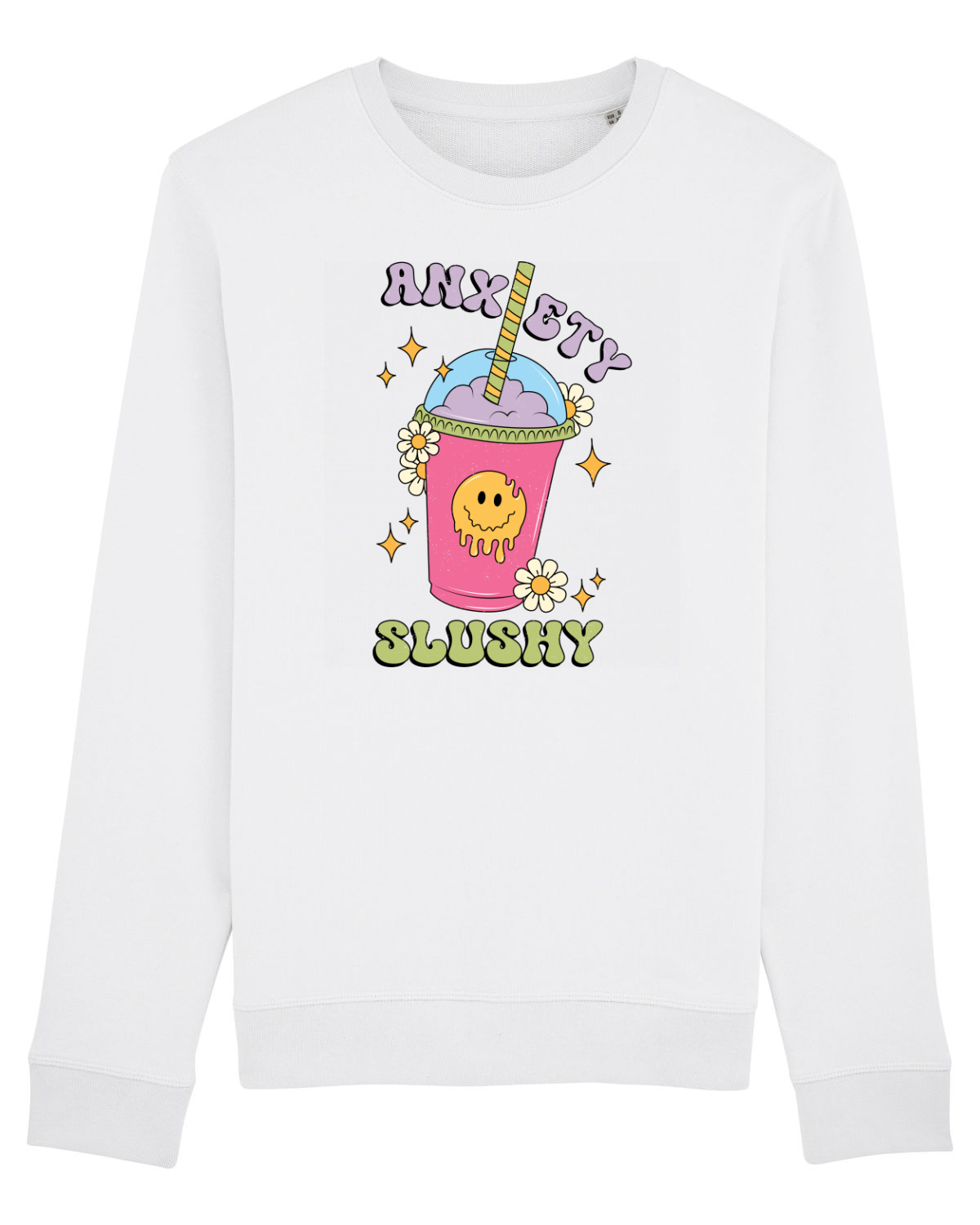 Bluză mânecă lungă Unisex Rise White