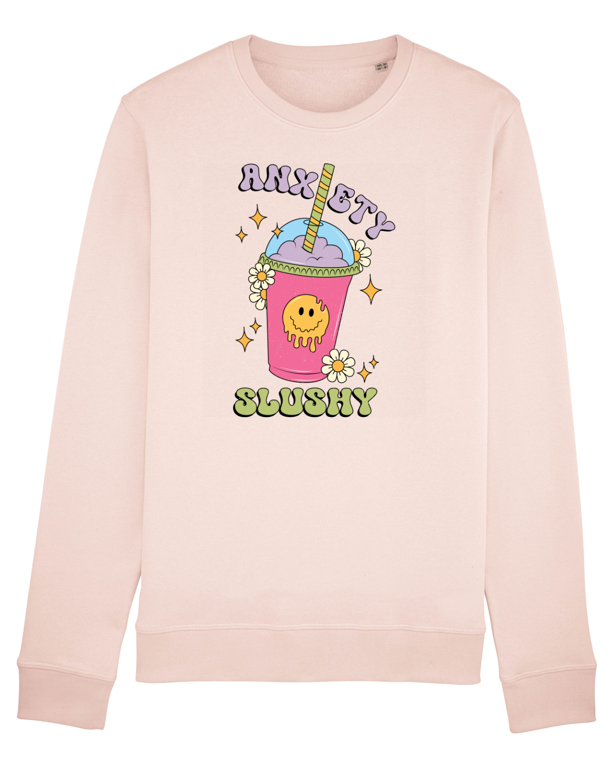 Bluză mânecă lungă Unisex Rise Candy Pink