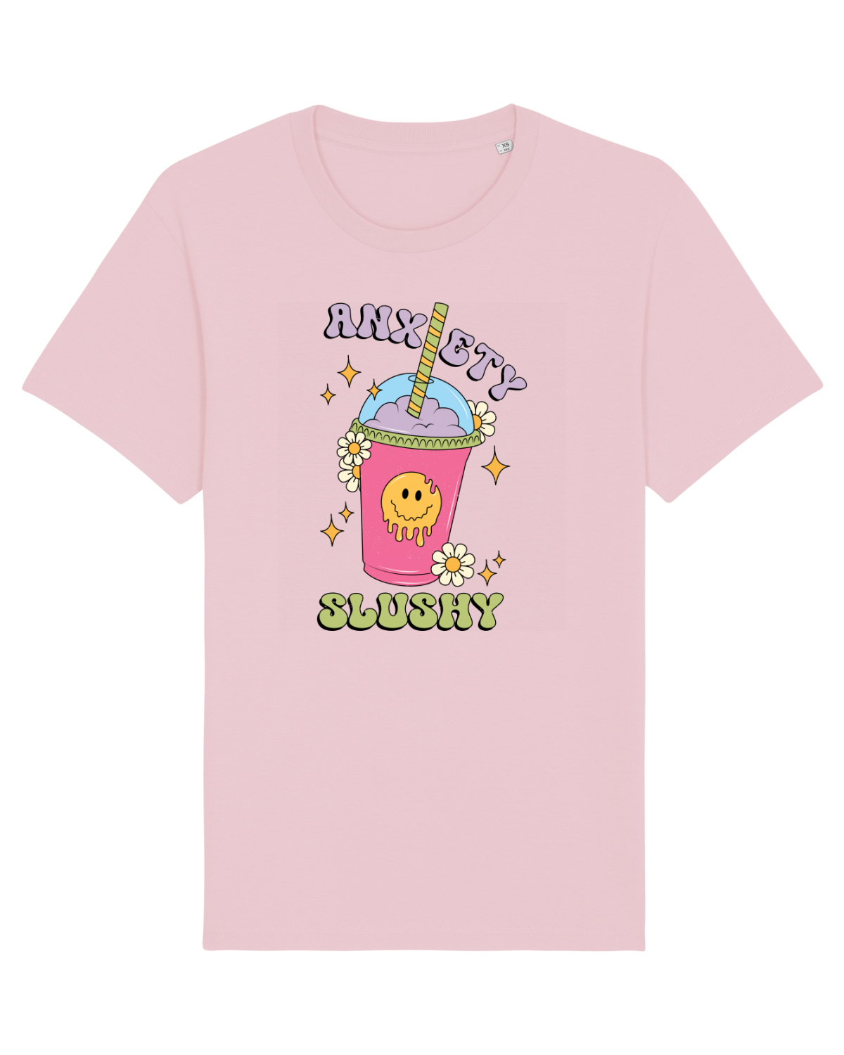 Tricou mânecă scurtă Unisex Rocker Cotton Pink