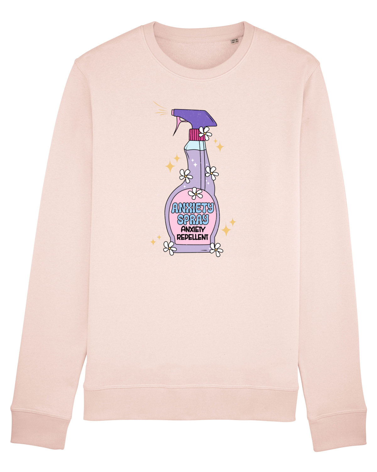 Bluză mânecă lungă Unisex Rise Candy Pink
