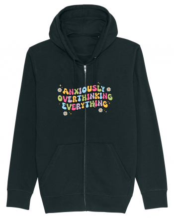 Anxiously Overthinking Everything Black