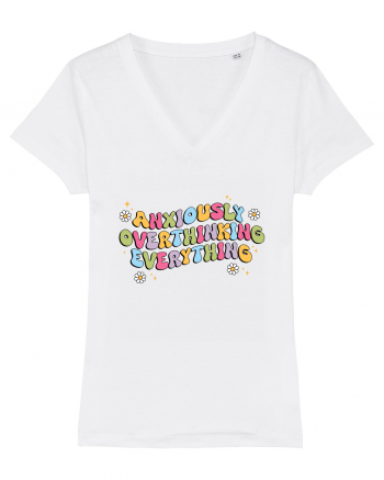 Anxiously Overthinking Everything White