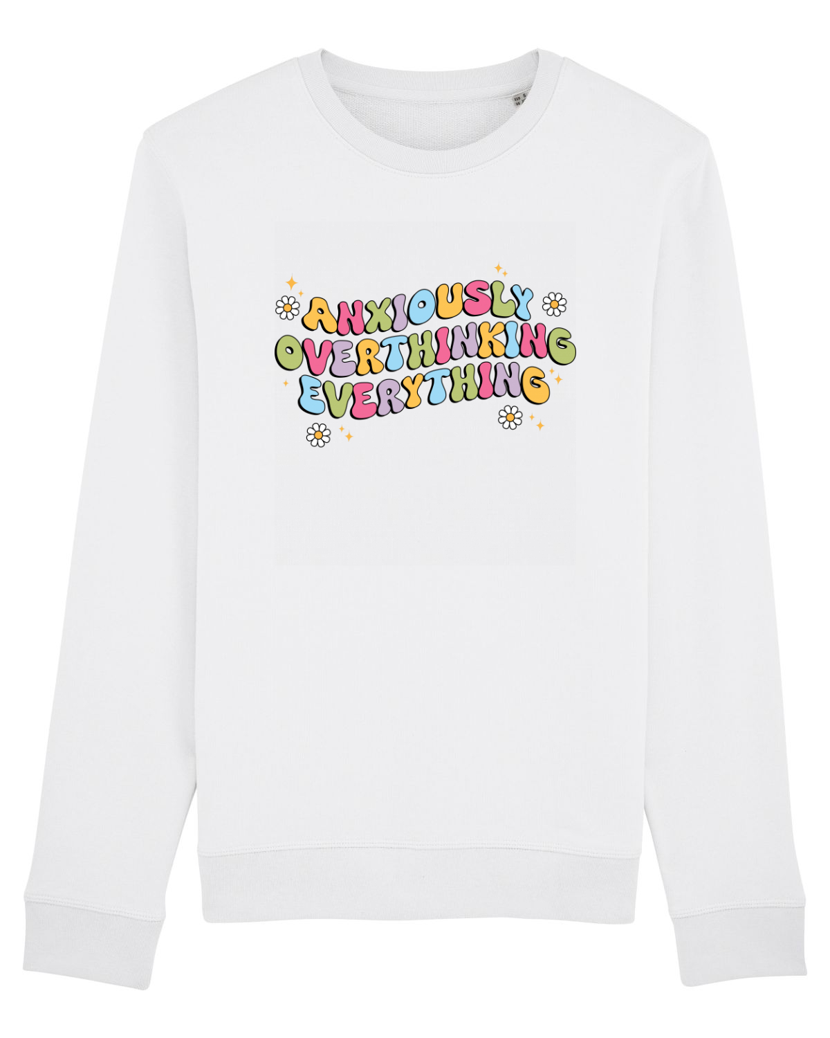 Bluză mânecă lungă Unisex Rise White
