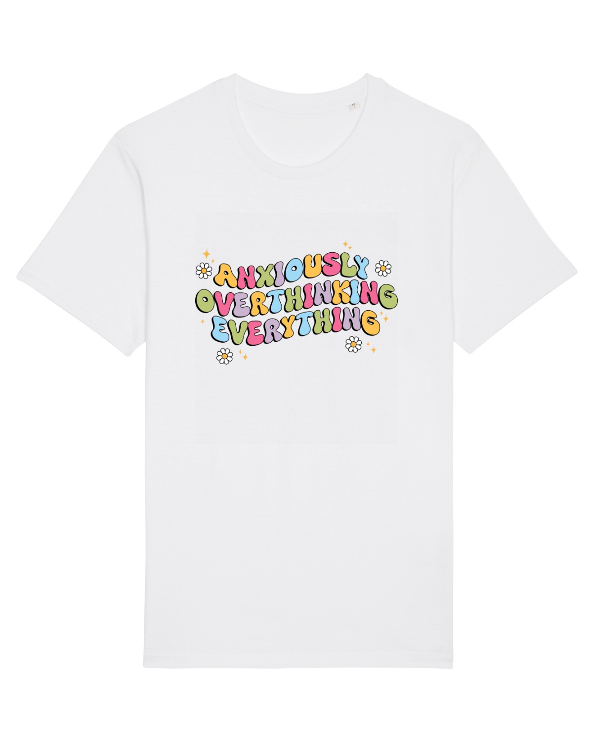 Tricou mânecă scurtă Unisex Rocker White