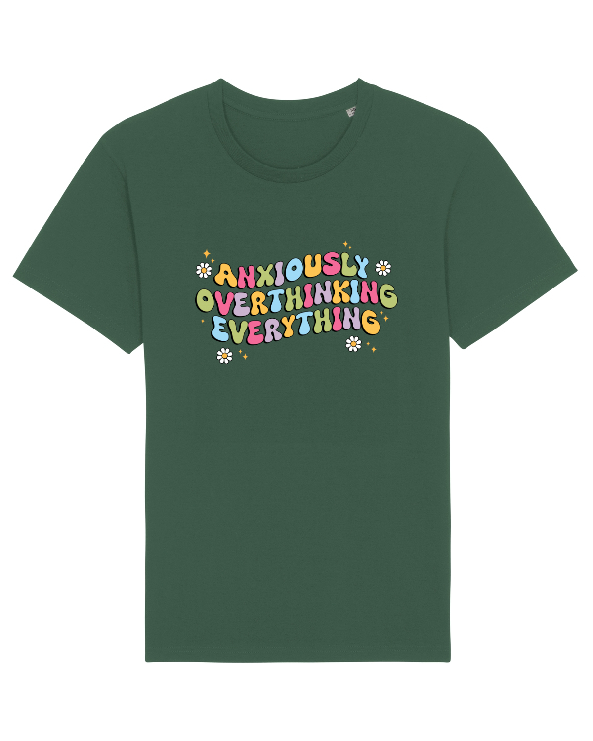 Tricou mânecă scurtă Unisex Rocker Bottle Green
