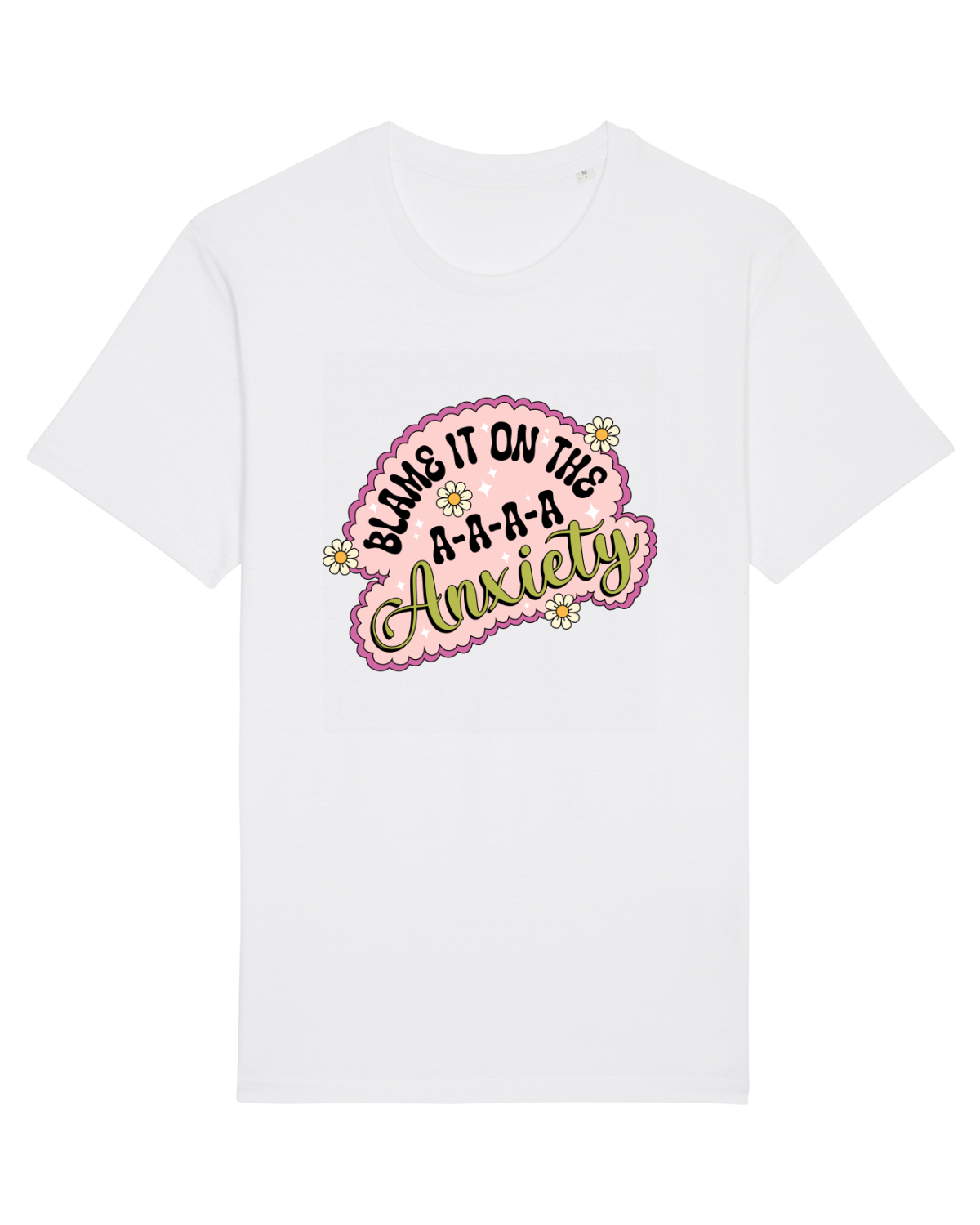 Tricou mânecă scurtă Unisex Rocker White