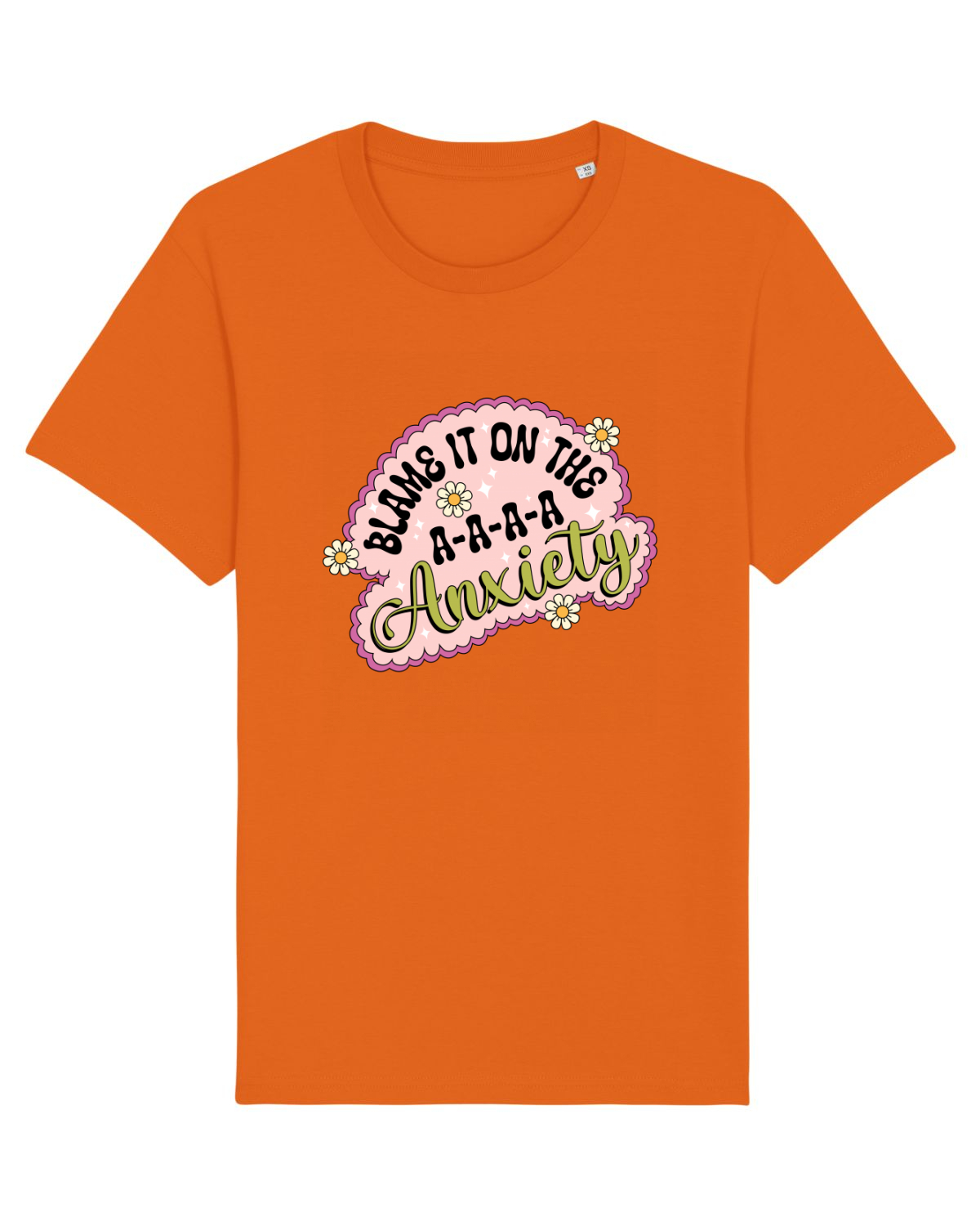 Tricou mânecă scurtă Unisex Rocker Bright Orange